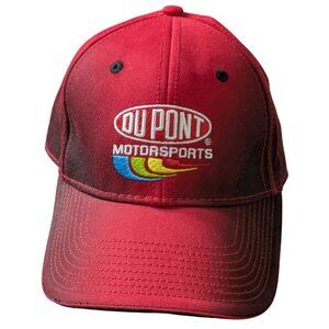 DuPont Motorsports NASCAR Hat Red Chase Authentics Jeff Gordon 24 Cotton OSFM